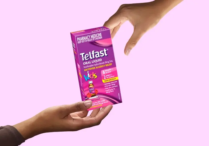 Telfast® Oral Liquid for Kids | Non-Drowsy Hayfever Relief