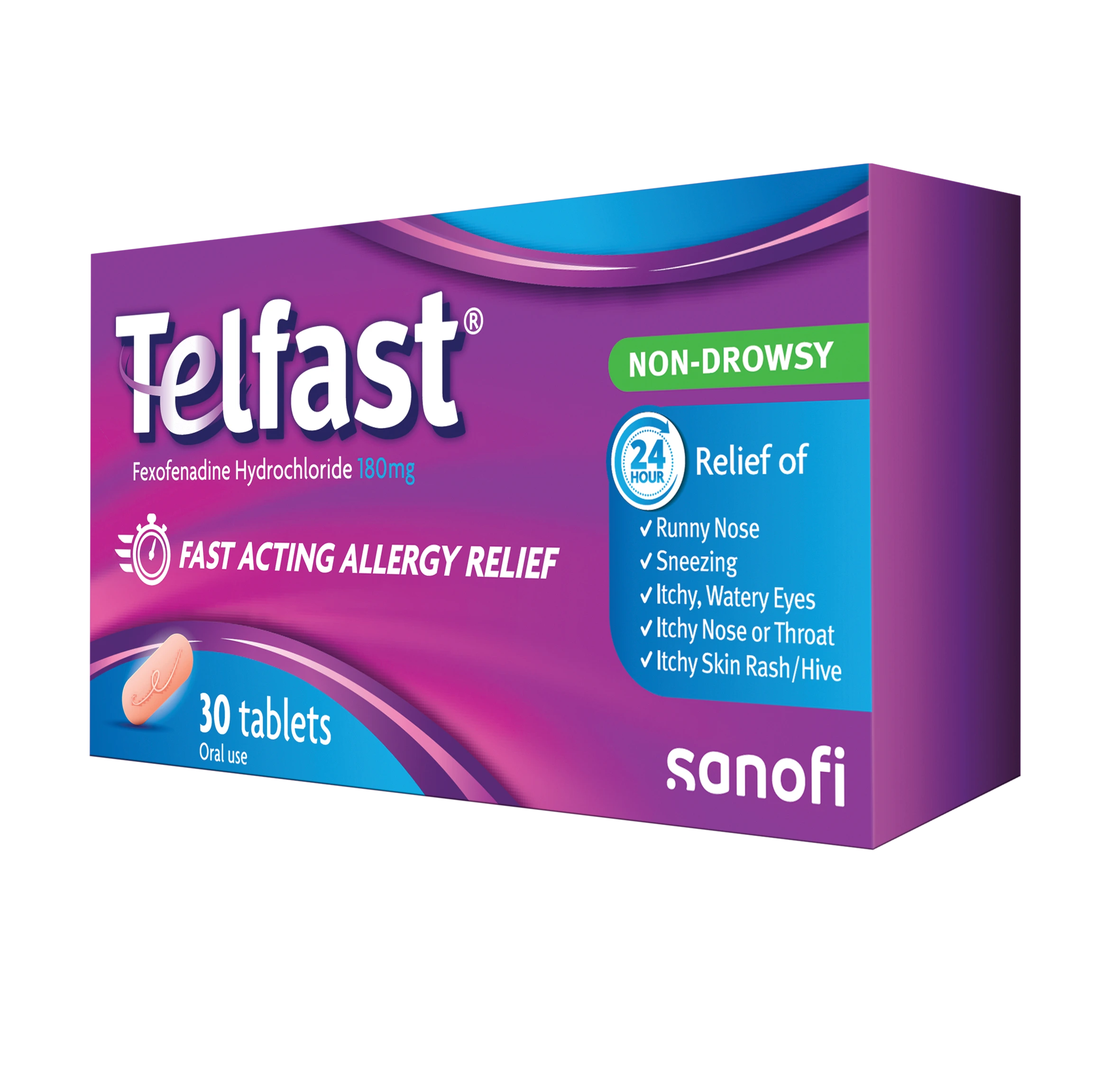Product shot of Telfast 120mg